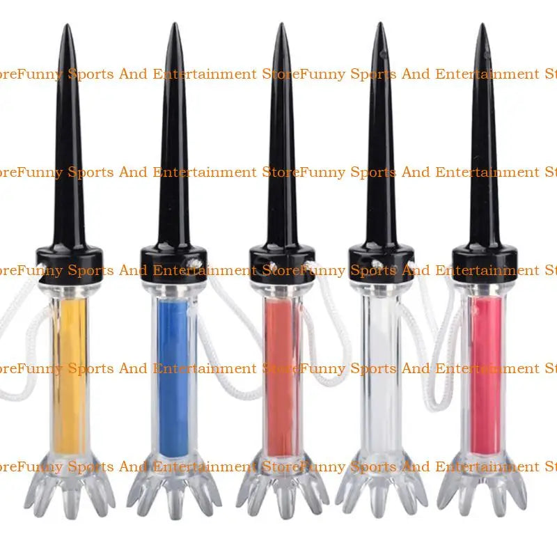 C4DE Golfs Tees Low Resistance More Distance Consistent Height Golfs Support Tees Set