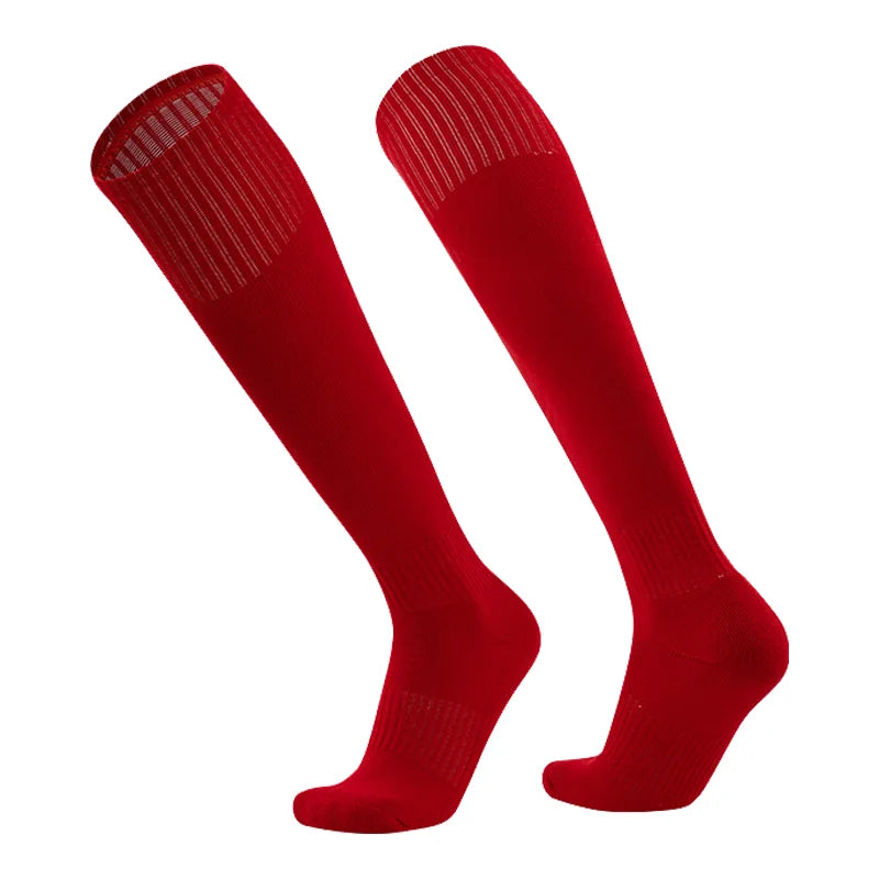 Football Accessories Black White Soccer Socks For Men Teenages Kids Over The Calf Baseball Rugby Athletic Sock