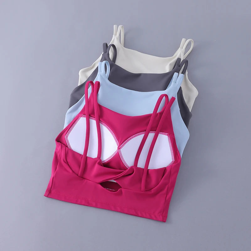 Girl High Impact Sports Bras Push Up Gym Underwear Fitness Workout Top Women Beautiful Yoga Bra