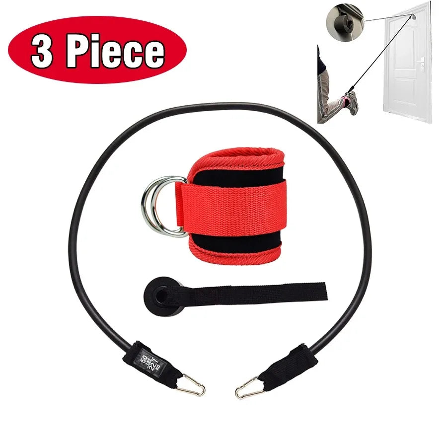 Resistance Bands With Ankle Straps Fitness Workout Training Resistance Bands Home Yoga Stretch Elastic Pilates Gym Equipment