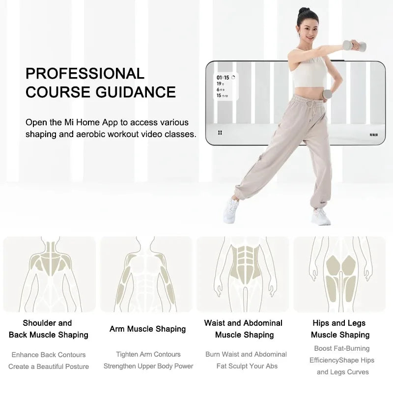 Xiaomi Mijia Smart Dumbbells Men and Women Home Fitness Muscle Shaping Arm Light Weight LED Display Suitable For Mi Home APP