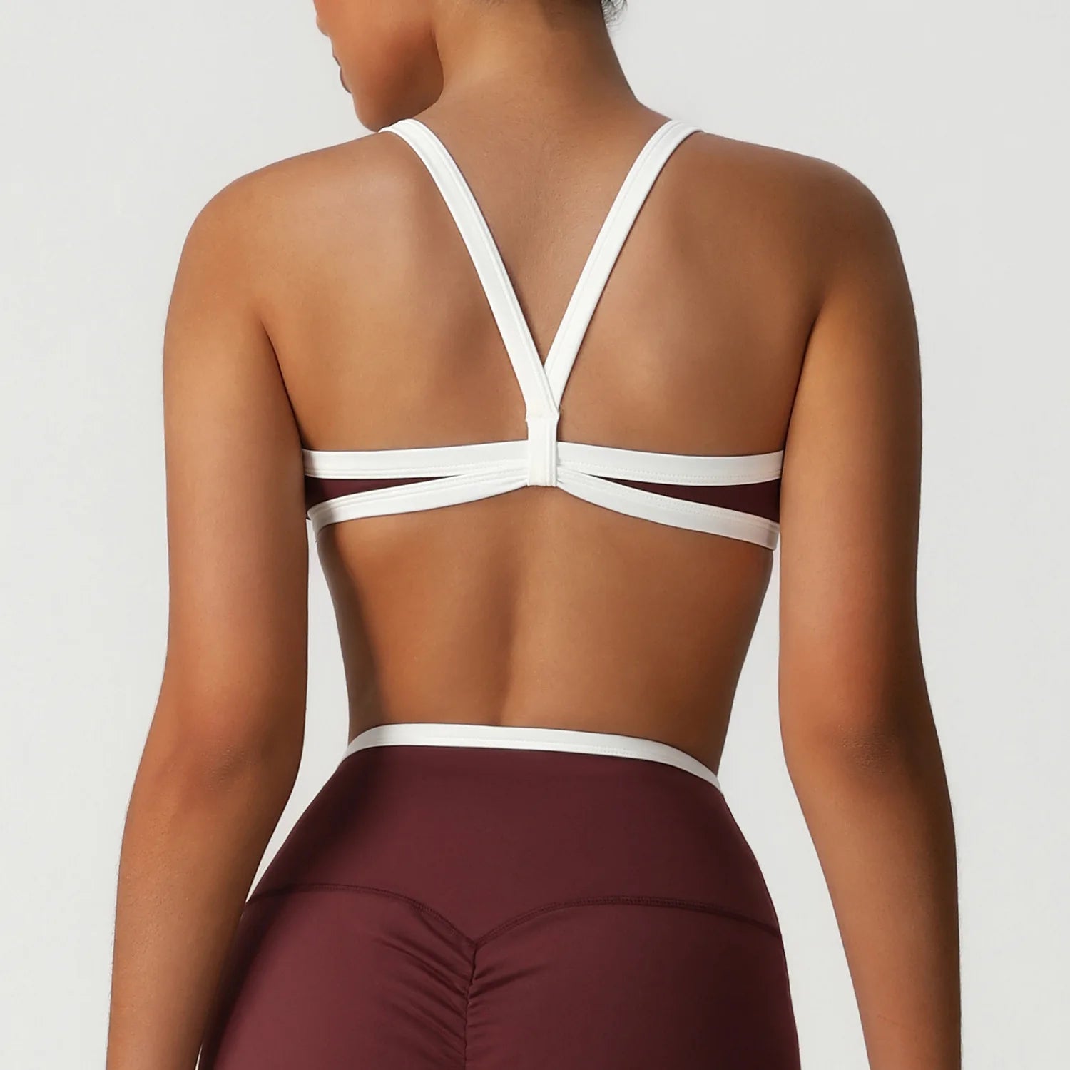 Sexy Women Sports Bra Women Push Up Yoga Bra Thin Shoulder Strap Gym Crop Top Brassiere Fitness Top Sport Bra Breathable Bras