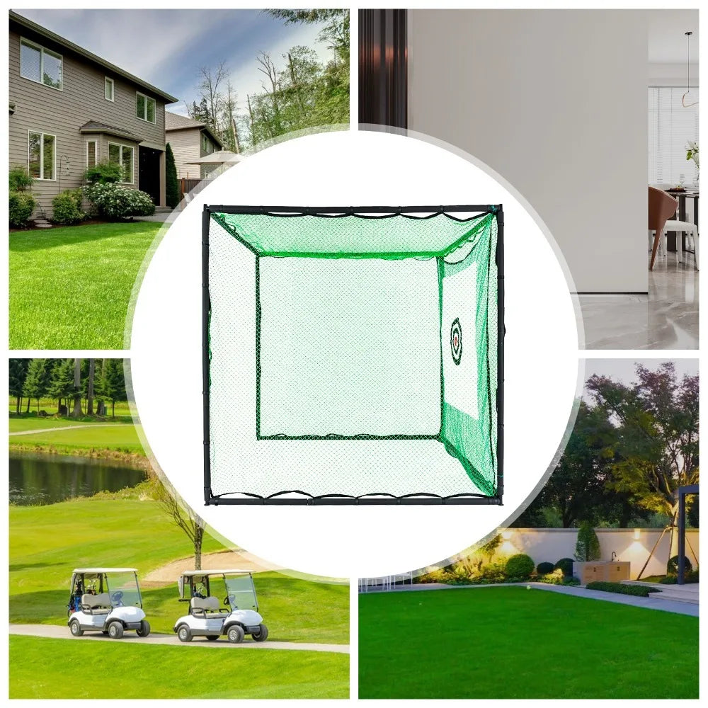 Golf Practice Net – Backyard Swing Trainer (250x250x250cm)