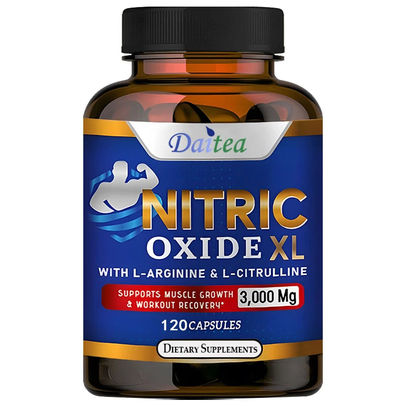 Super Nitric Oxide - Helps Improve Workout Performance, Muscle Growth and Strengthening, Physical Fitness