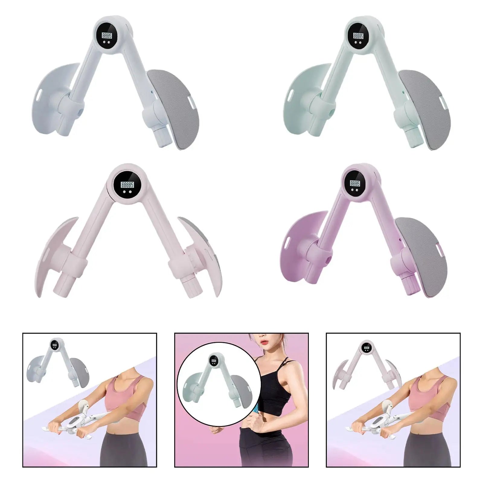 Hand Grip Strengthener Ergonomic Design Utility Lightweight Multifunctional Exercise Equipment Wrist Train Grip Strength Train