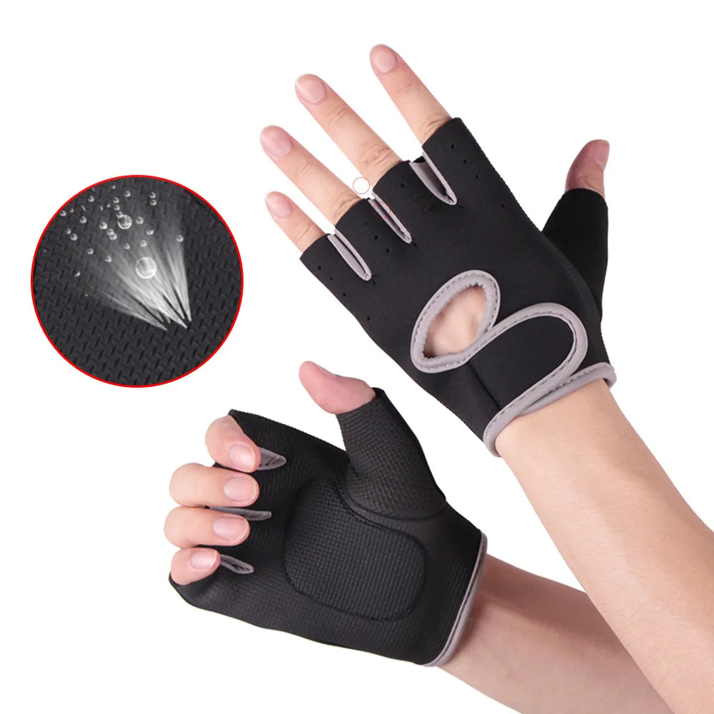 Sports Fitness Gloves Diving Cloth Equipment Non-slip Anti-vibration Handguards Gym Bench Press Barbell Fitness Protective Gear