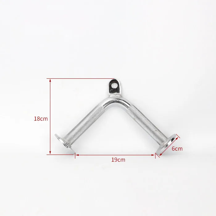 Gym Home Equipment Accessories Lat Pull Down Bar, Chrome-plated Surface Anti-rust High Load-bearing Fitness Tricep Rope Training