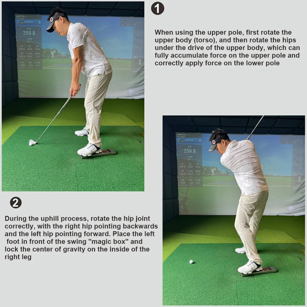 Portable Golf Swing Posture Assist Pedal