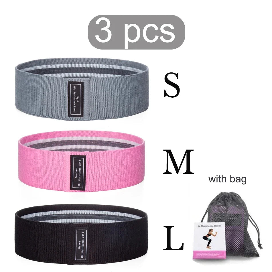 WOSWEIR Elastic Resistance Bands Set for Workout