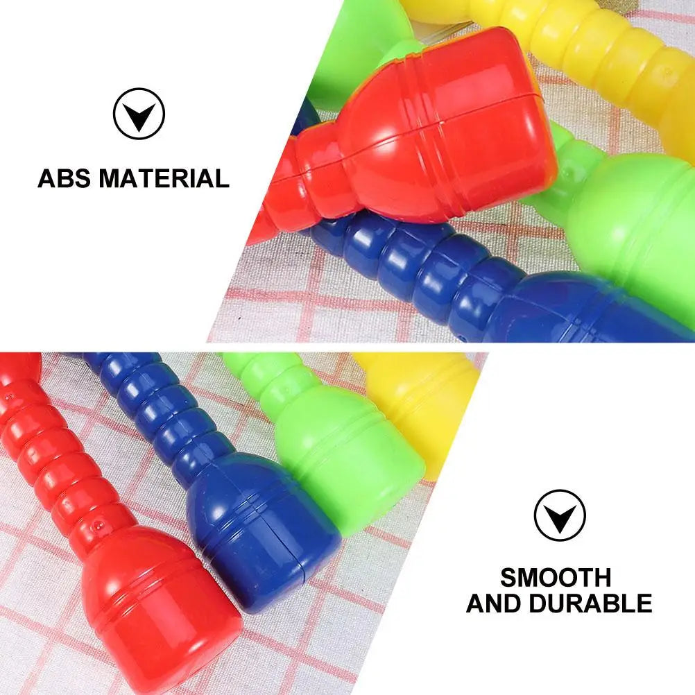 2Pcs Plastic Dumbbells Children'S Sports Fitness Dumbbells Fitness Equipment Children Dumbbells Toddler Toys Fitness Barbell