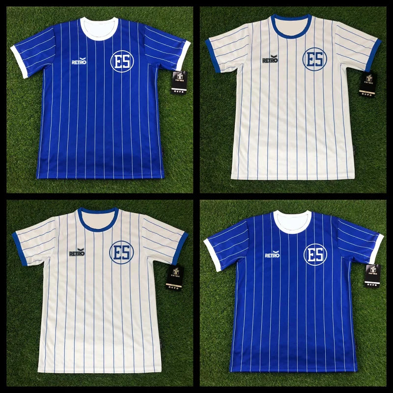 Soccer Jersey Camisa De Futbol Retro 1985 El Salvador Shirts for Men Women Round Neck Short Sleeved Casual Men Women Clothes
