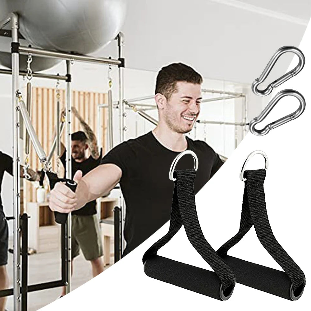 2Pcs Gym Resistance Bands Handles – Anti-Slip Grips
