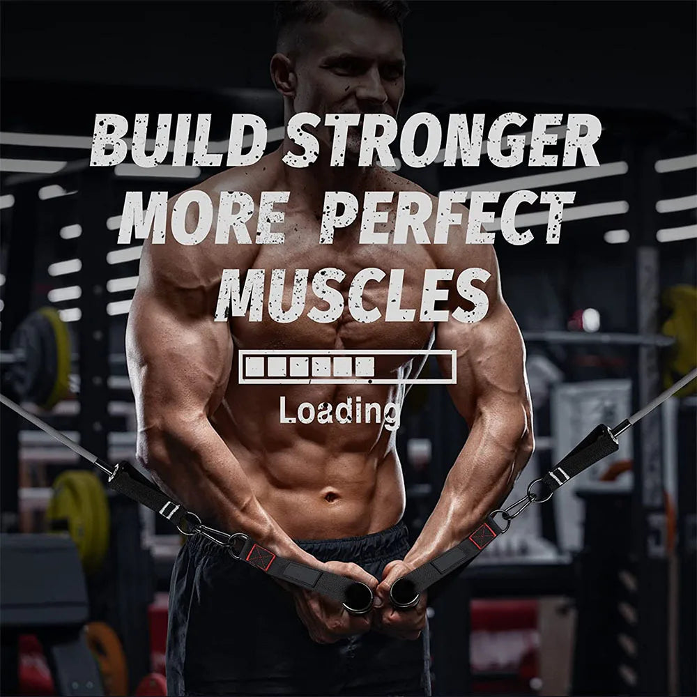 Tricep Rope Cable Attachment – Push/Pull Gym Handle