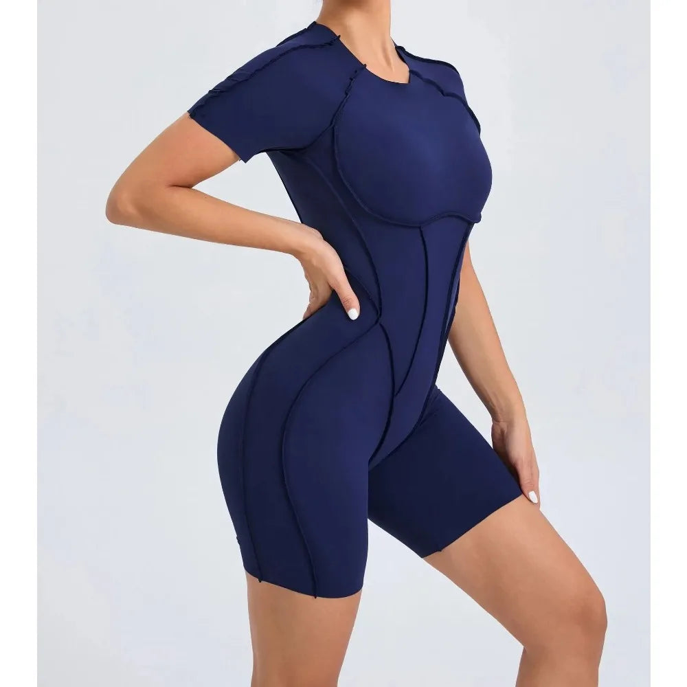 Yoga Suit Fitness Suit Athletic Wear Yoga Set One-Piece Sexy Women Gym Jumpsuit Sportswear Sportswear Women's Clothing Gym Kit