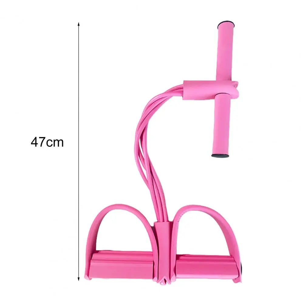 4/6-Tube Pedal Puller Resistance Band Elastic Yoga Sit-up Pull Rope Pedal Tensioner Exerciser Full Body Workout Fitness Band