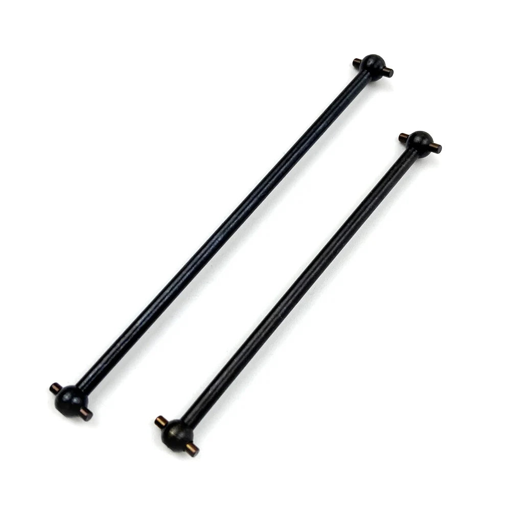 2pcs/set Steel Metal Drive Shaft Dogbone Overall Length 61mm 63mm 70mm 77mm 84mm 87mm 89.5mm 100mm For HSP 1/10 RC Car Parts