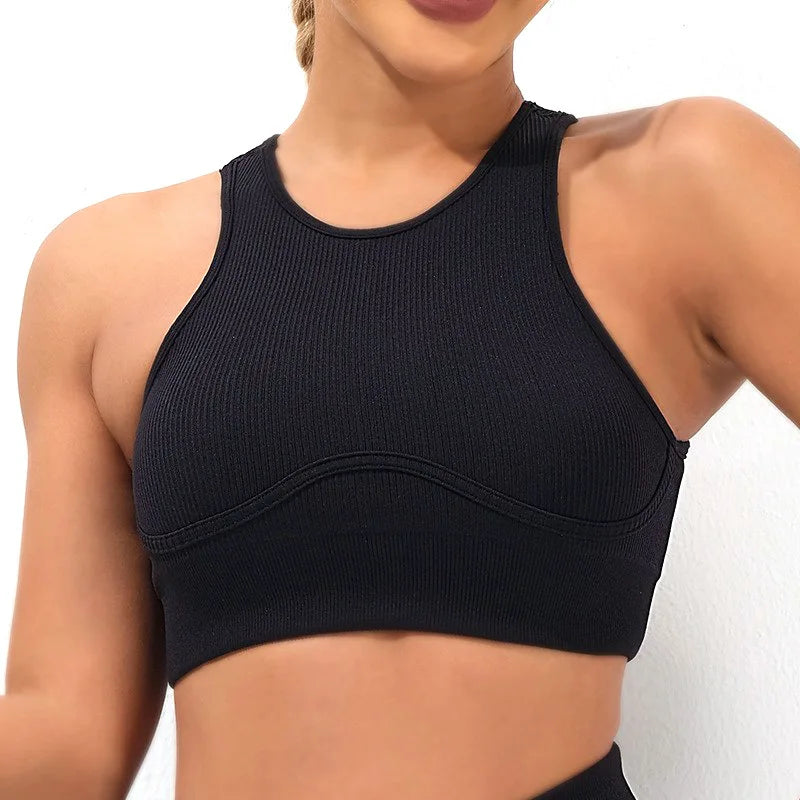 botee sports vestshock-absorbinghigh-strength running and fitnessthreaded and hollowed-out beautiful backight yoga bra