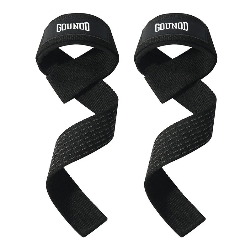 1/3sets TWeightlifting Straps Anti-Slip Silicone Lifting Wrist Straps Strength Training Deadlifts Crossfit Hand Grips Wrist
