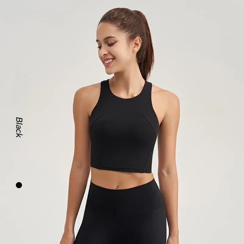 Yoga Clothing with Super Shock Resistance and No Awkward Fixation Sports Underwear Fitness Running Bra No Steel Ring Vest