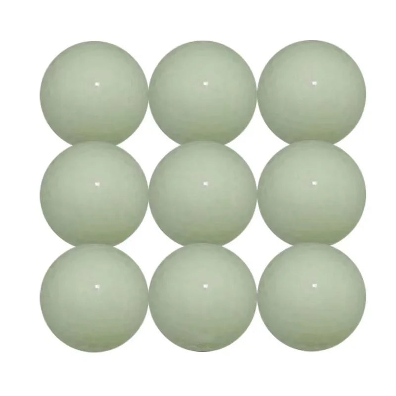 6PCS Glow-in-Dark Golf Balls Synthetic Rubber Night Practice Training Balls for Evening Course with High Visibility Fluorescent