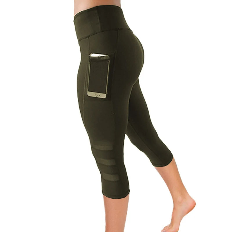 High Waist Seamless Dotted Yoga Pants – Women’s Workout Tights