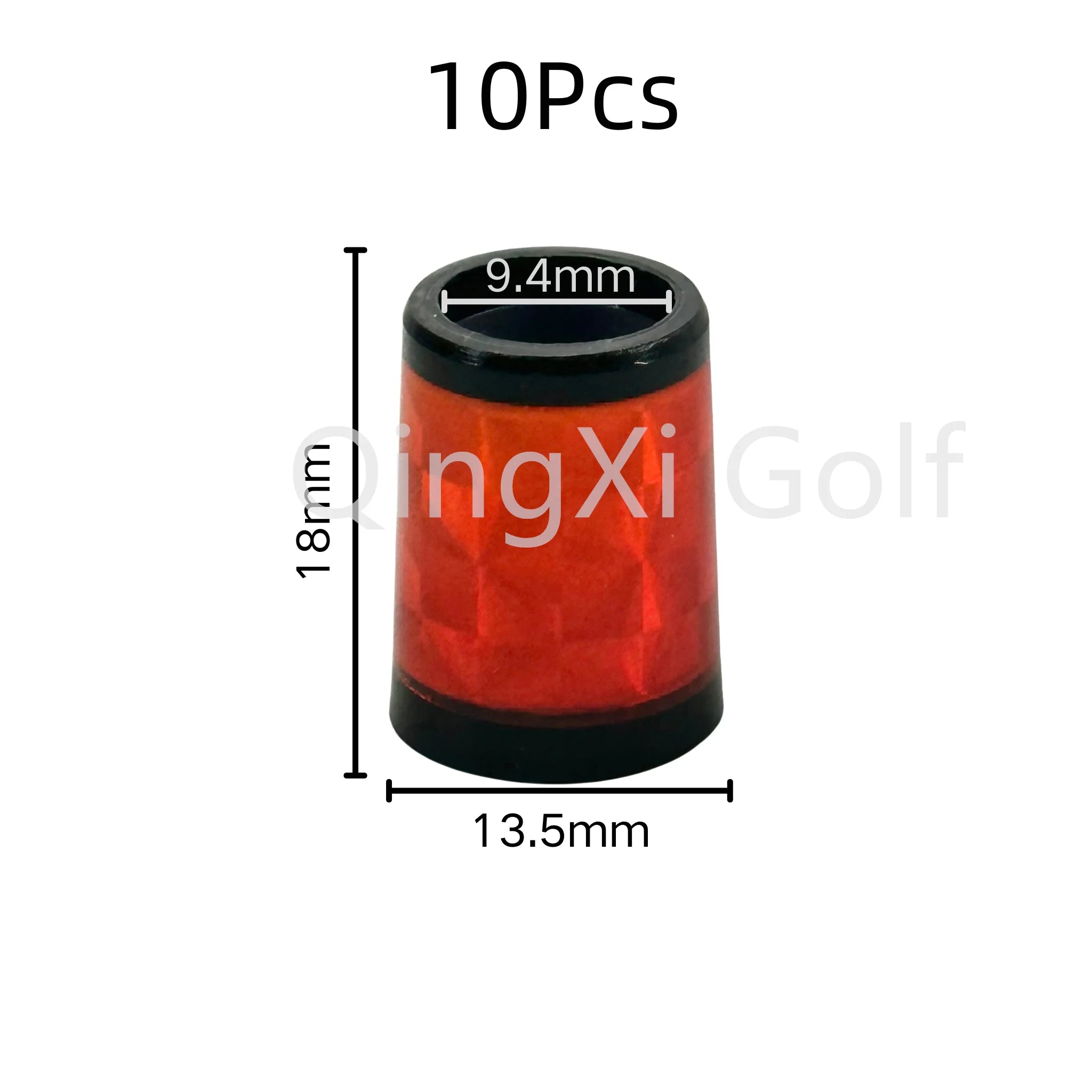 Golf Club Shaft Assembling Accessories Colorn Laser pattern Sleeve Plastics Ferrules Fit Carbon Irons Shaft Club Head