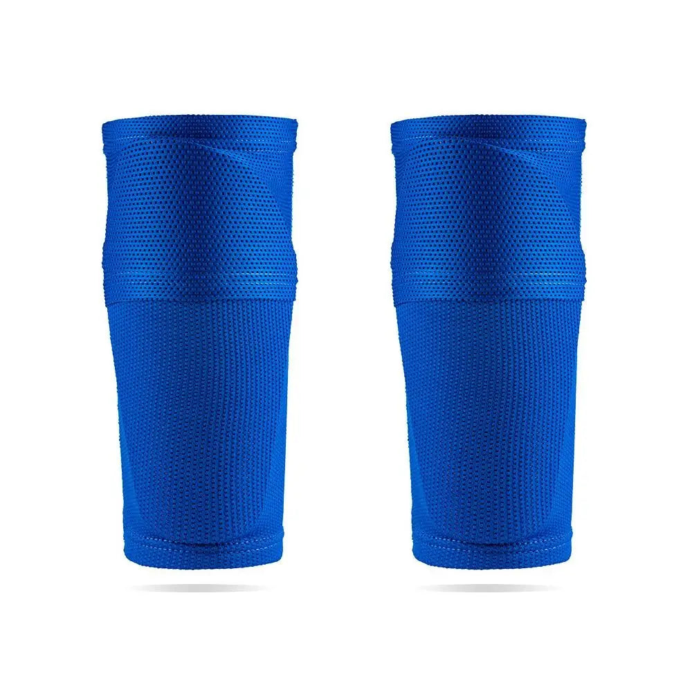 1 Pair Sports Safety Shin Pads Sleeves Breathable Football Shin Holder Instep Socks Nylon Leg Guard Sleeves for Kids Boys Men