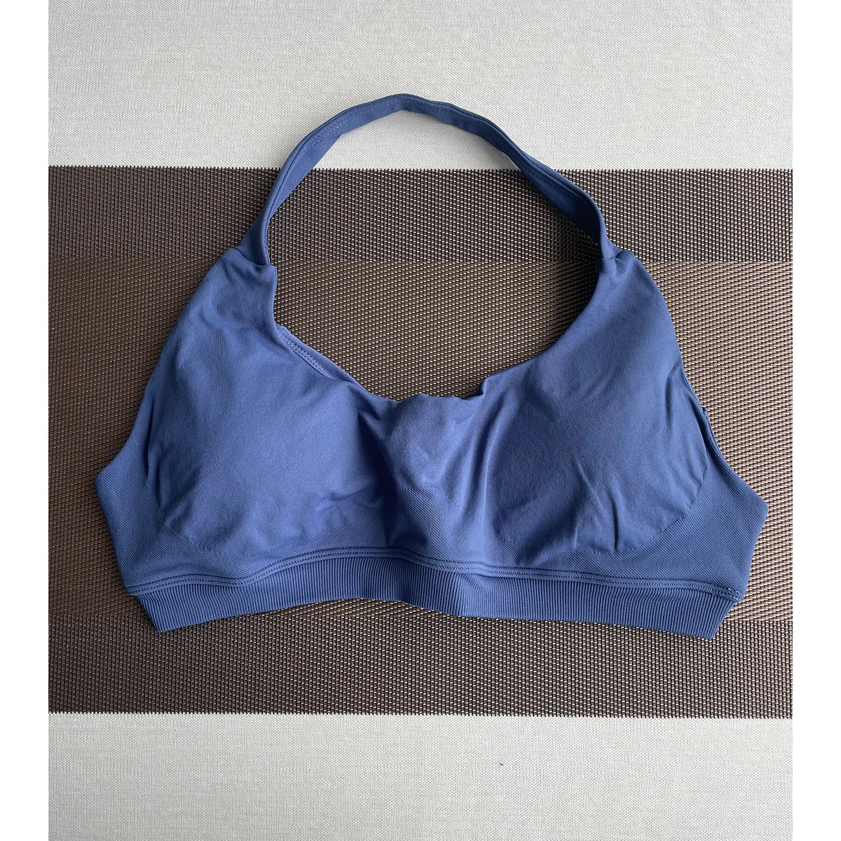 Sports Bra Seamless Halter Neck Strap Bra Open Back Fitness Yoga Top Bras Support Women Workout Gym Crop Top