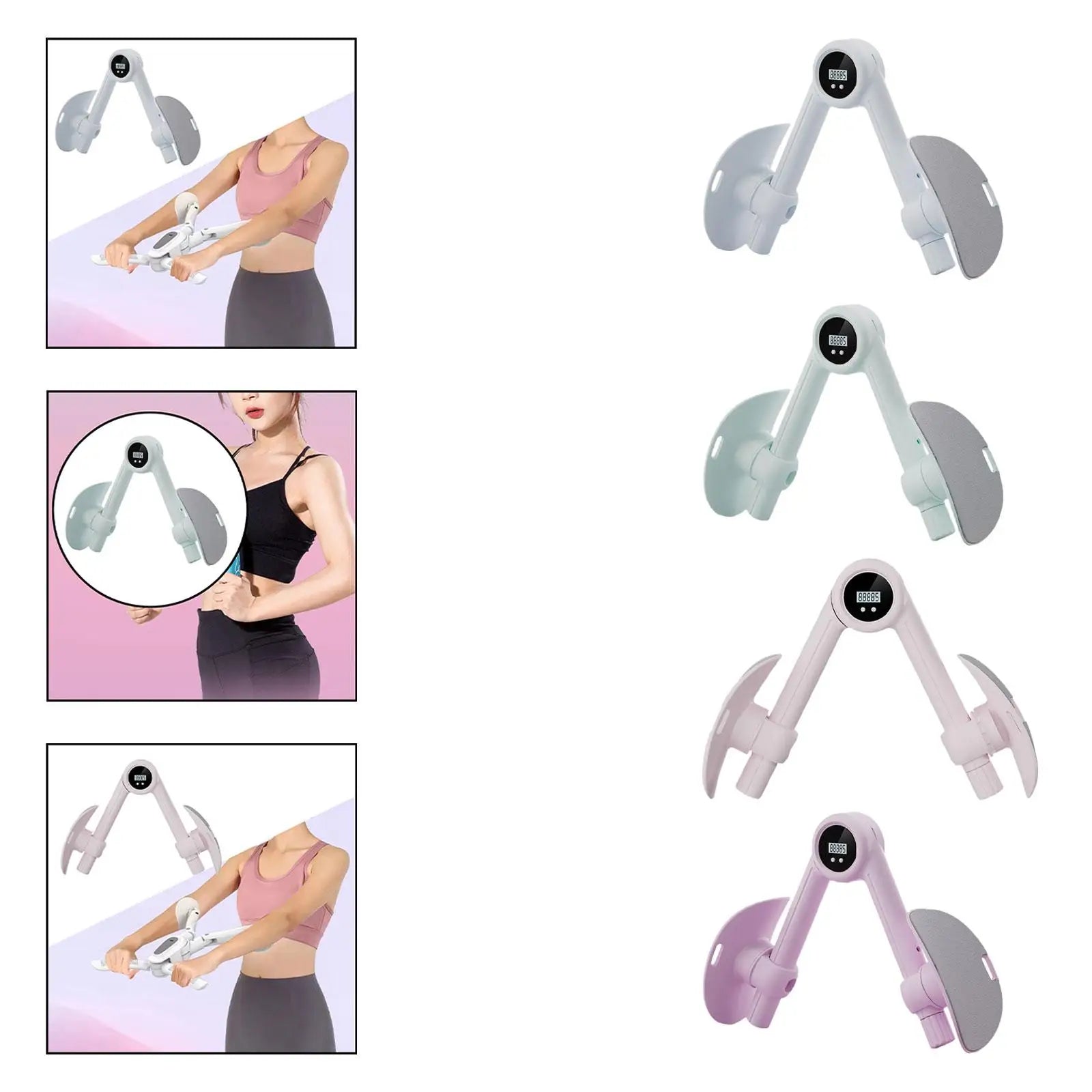 Hand Grip Strengthener Ergonomic Design Utility Lightweight Multifunctional Exercise Equipment Wrist Train Grip Strength Train