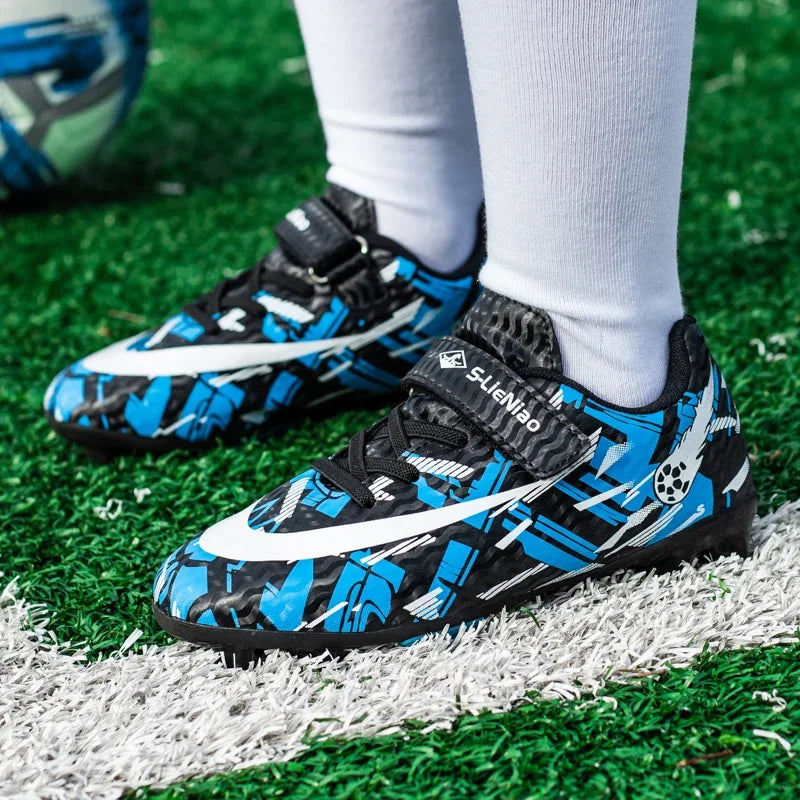 Kids Soccer Shoes Boys Outdoor Futsal Soocer Boots 28-39 FG/TF Football Boots Professional Cleats Grass Training Sport Footwear