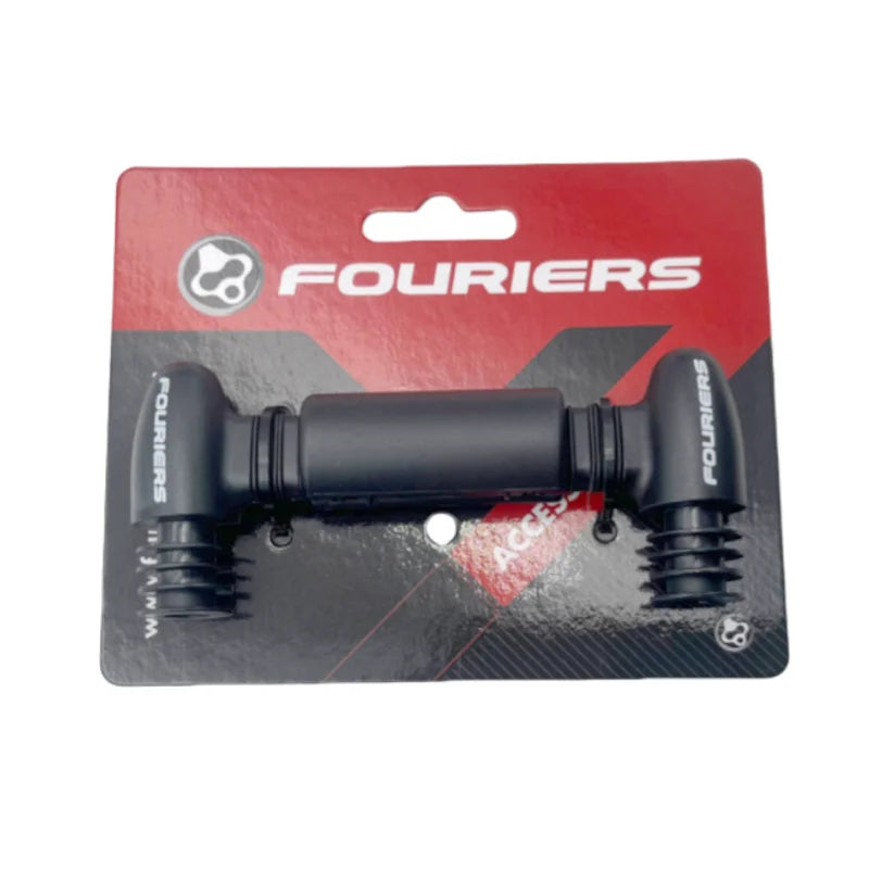 FOURIERS Triathlon tri-bar bridge Has an adjustable width to a maximum of 105mm. Also features a Ø26mm computer mount bar for