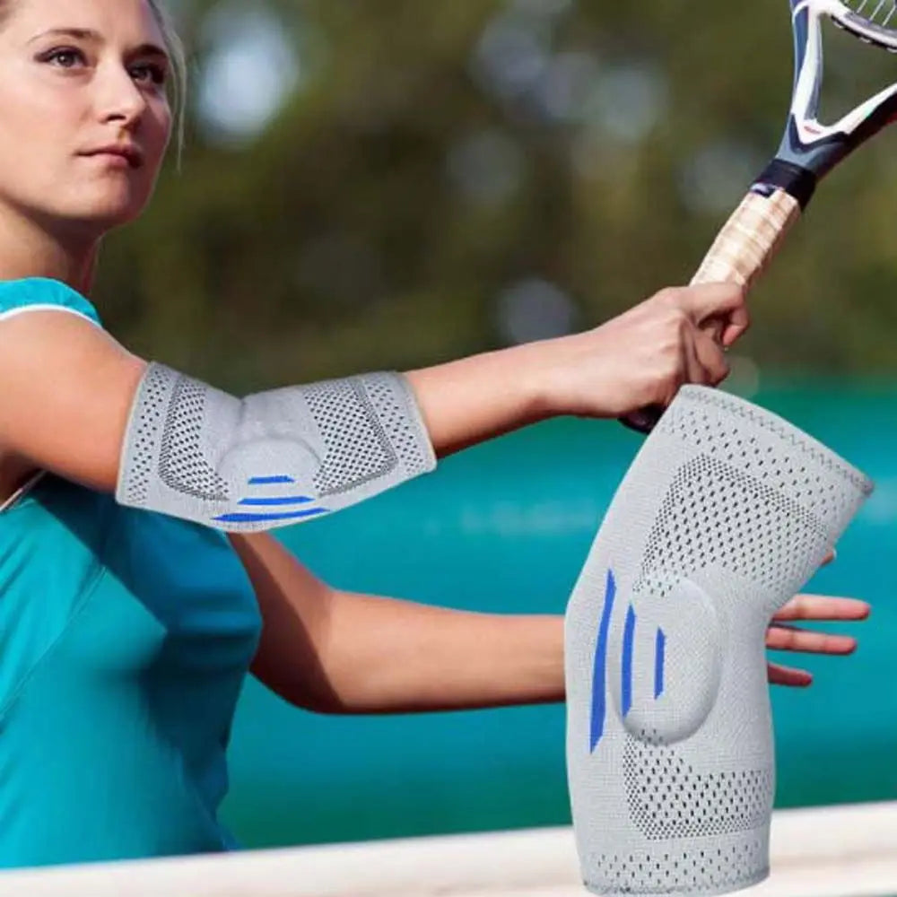 Safety Outdoor Sport Gym Wraps Elbow Protectors Elbow Protector Sports Wristband Pad Arm Sleeve Guard Elbow Silicone Support