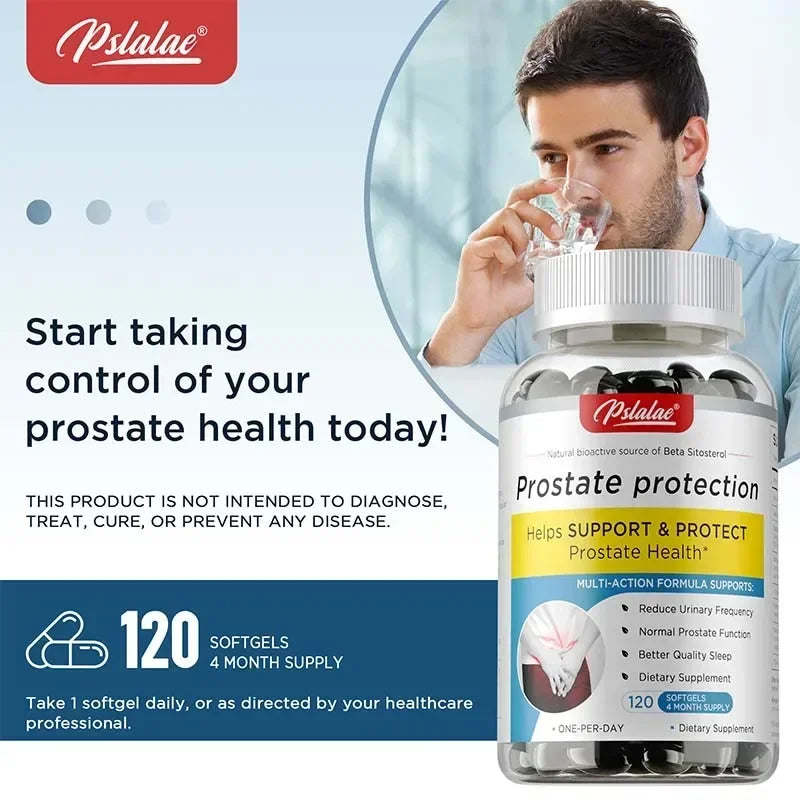Prostate Complete Supplement - Supports Prostate & Urinary Tract Health, Relieves Frequent Urination, Strengthens Immune SystemS
