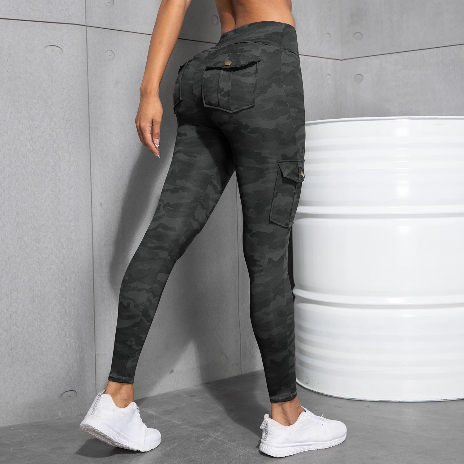 New Camouflage Printed Yoga Pants Women's High Waist Butt Lifting Workout Tights Push Up Fitness Leggings Gym Activewear