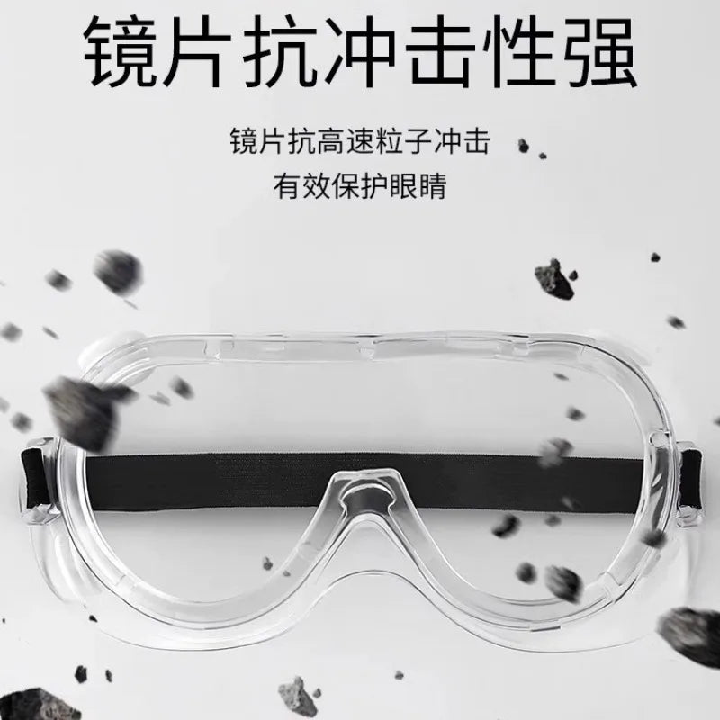 Safety Goggles Outdoor Sports Anti-Fog Dust Protection Sand Prevention Anti-Impact Goggles Eye Protection Work Lab Goggles