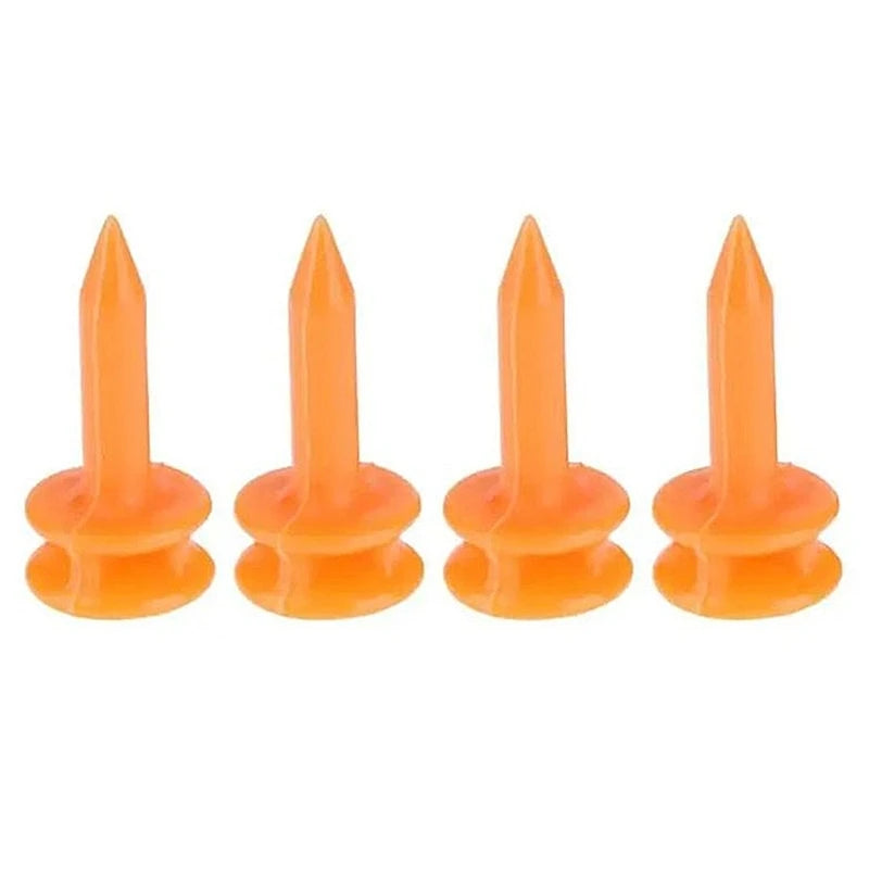 100Pcs 25mm Plastic Castles Golf Tees Sport Double Deck Golf Tees Replacement Short Golf Tees for Golfers Easy to Use