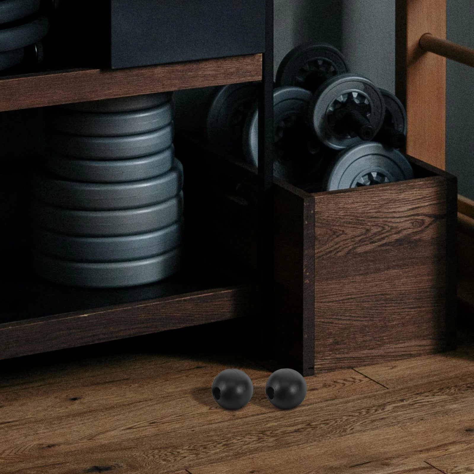 4 Pcs Gym Equipment Accessories Durable Lightweight Fitness Machines Pulley Cable Ball Stopper Rope Attachment Parts