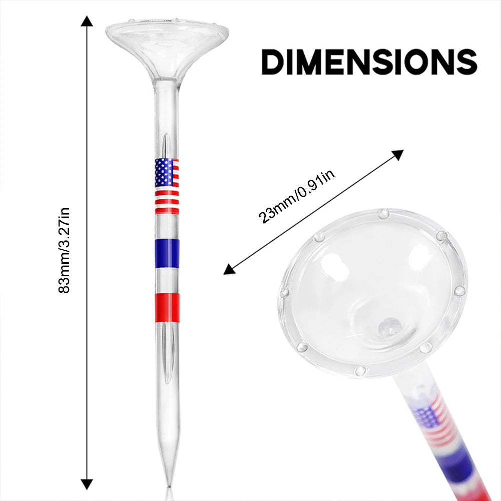 50Pcs Golf Ball Holder Reduce Friction and Side Spin Transparent Plastic Golf Tees Reusable Anti-Slip Big Cup Golf Training Aids