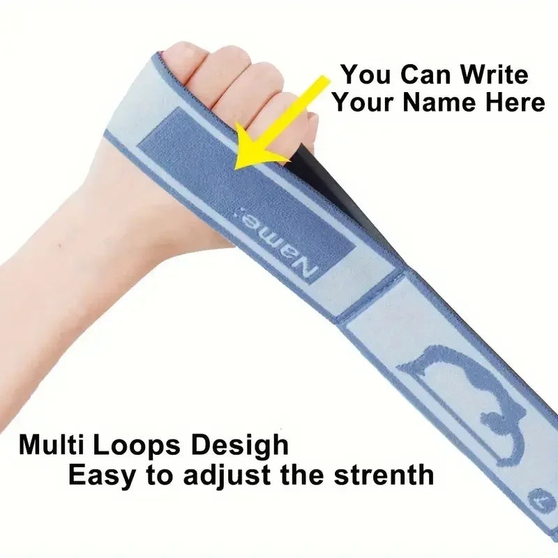 Eight Grid Resistance Band Yoga Auxiliary Stretching Belt Adult Fitness Training Elastic Bands Pilates Dance Loop Bands