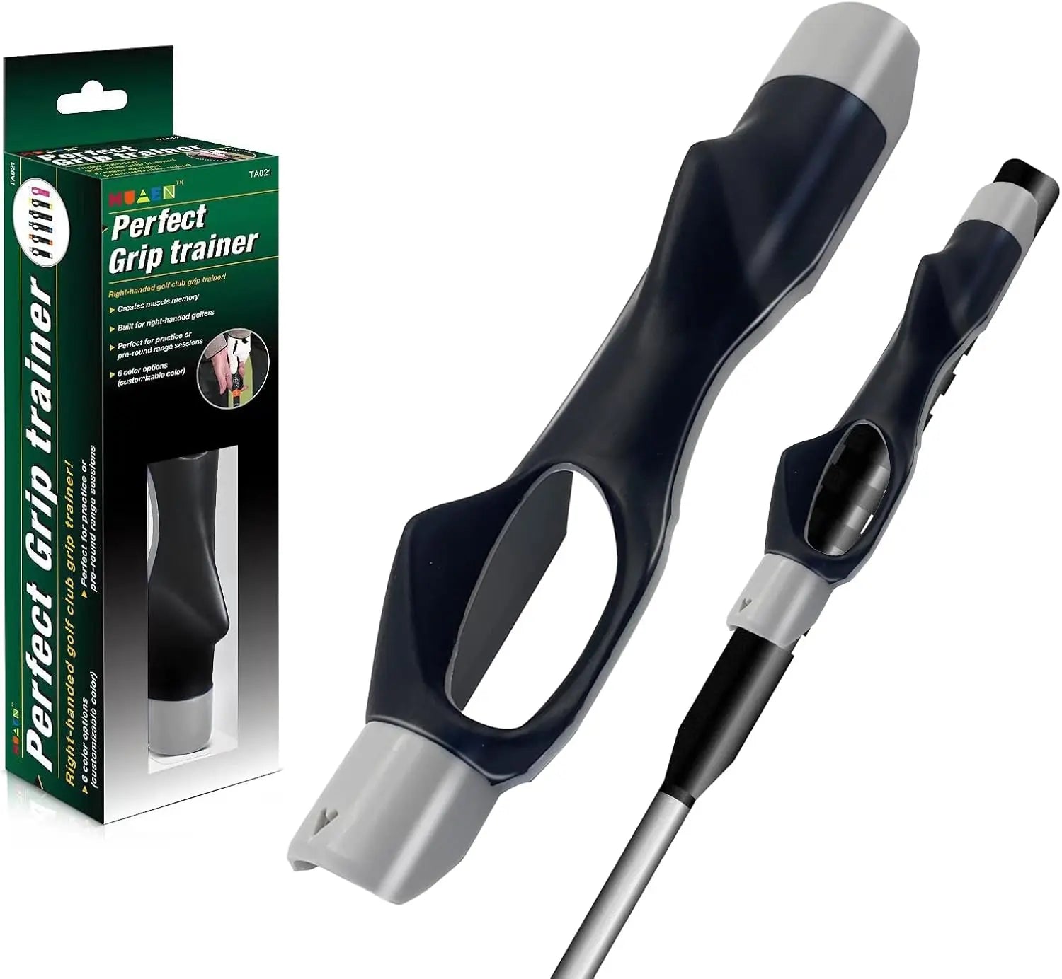 Golf Grip Trainer, Golf Training Aid, Golf Grip Kit Club Grips, Grip Trainer Golf Club to Help Train Correct Hand Position