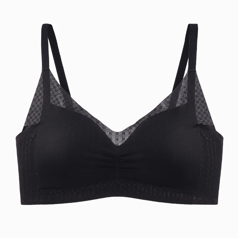 Sporty Woman Top Push-up Bras Women's Bra Lingerie Big Size Sexy Women Micro Underwear Front Closure Bra Sports Seamless Ladies