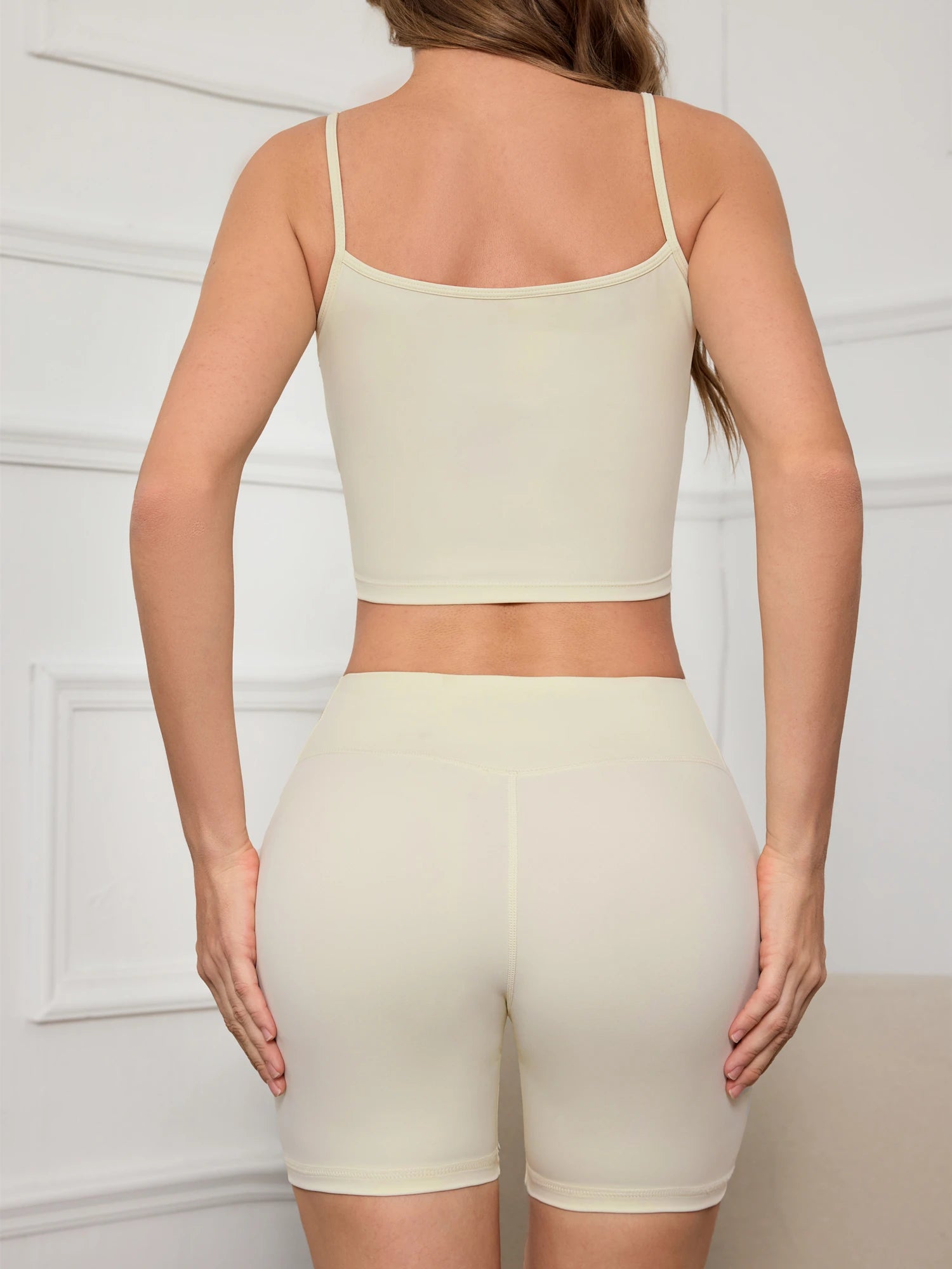 Yoga Set Sport Shorts And Tops Fitness Sports Suits Gym Clothing Yoga Leggings Running Women Tops Pant