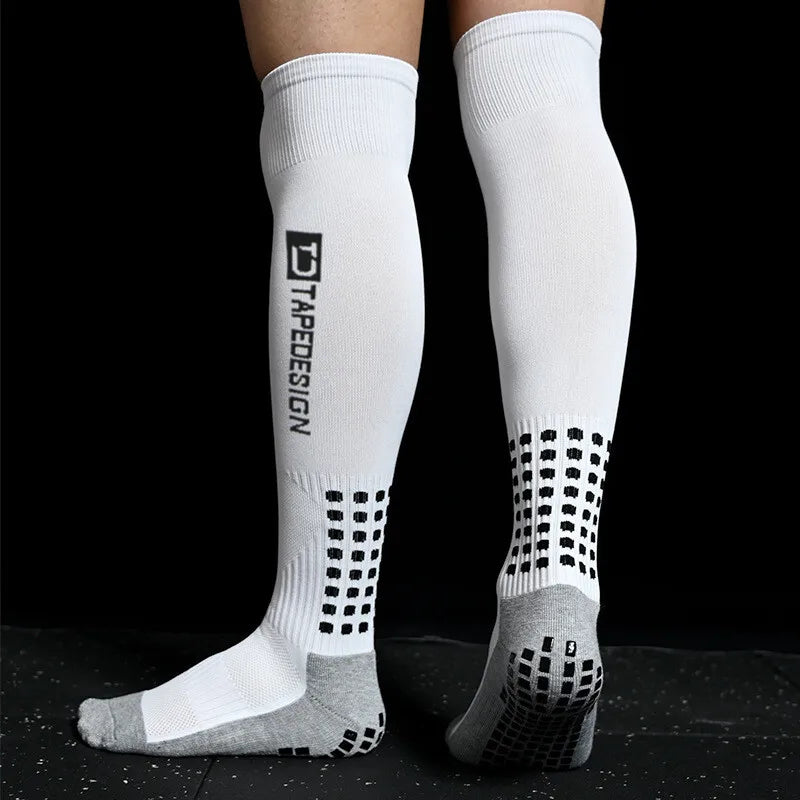 Soccer Knee 2022 New Non-Slip Breathable Men's Socks High Towel Bottom Cycling Hiking Sports Training Long Football Socks