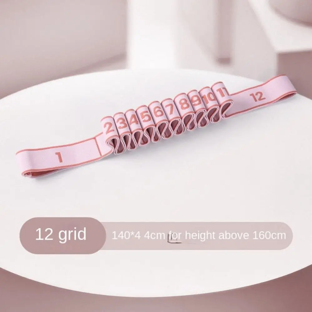 8/10/12 Grid Yoga Resistance Band Yoga Training Elastic Fitness Resistance Bands Crossfit Exercise Textile Cotton