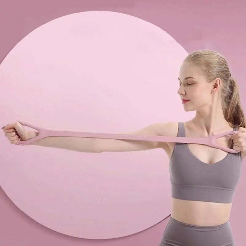 652D 8 Fitness Resistance Band Training Elastic Ropes for Yoga, Pilates, Stretching