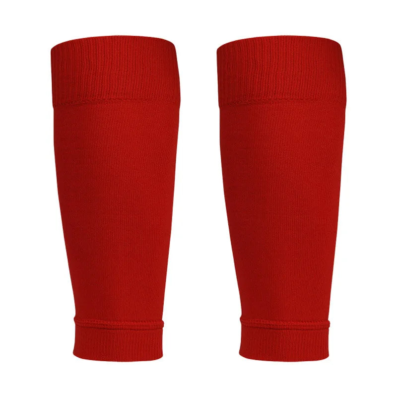 1 Pair Sports Safety Shin Pads Sleeves Football Shin Holder Instep Socks Nylon Fitness Leg Guard Sleeves for Kids Boys Men
