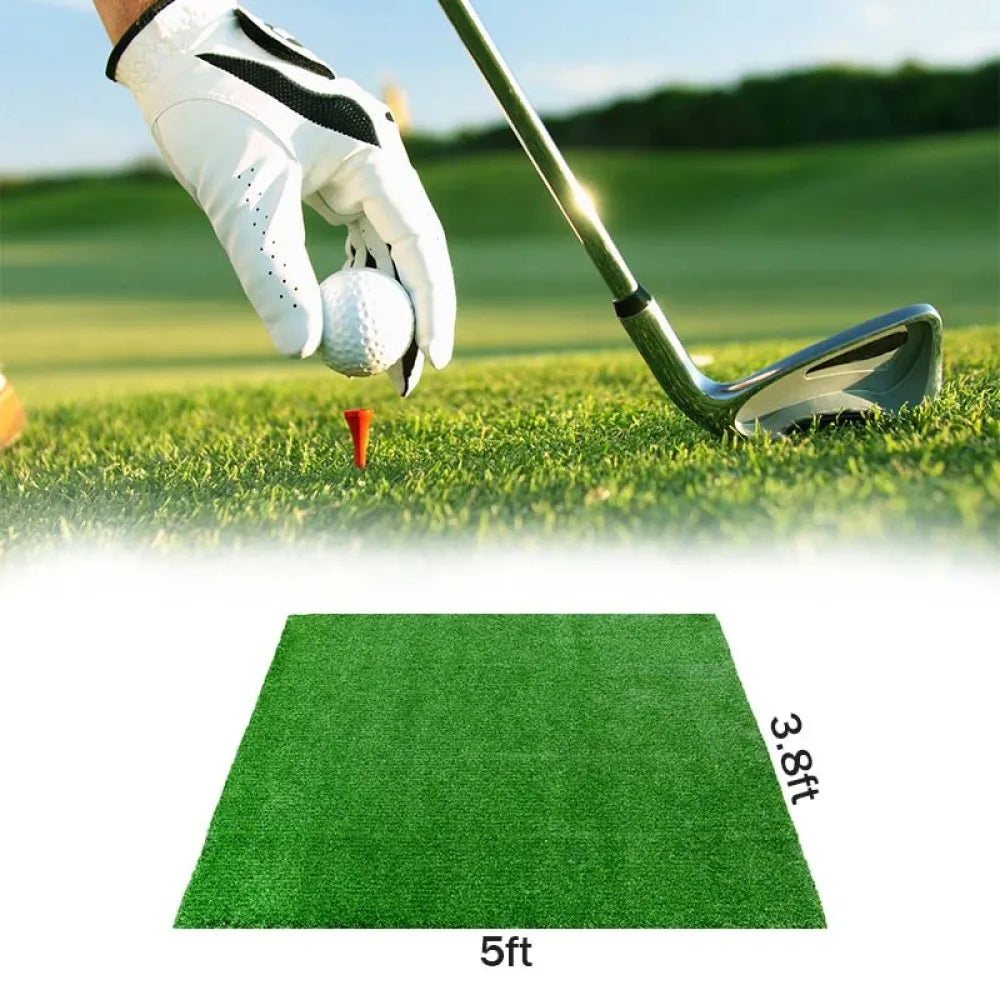 3.8'x5' Golf Hitting Mat – Artificial Turf
