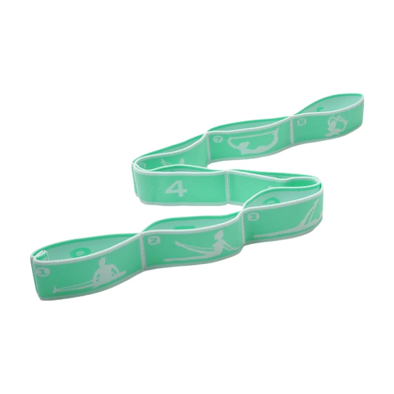 Resistance Band Yoga Auxiliary Stretching Belt Adult Latin Training Elastic Bands Beginner Pilates Dance Loop Fitness Tension