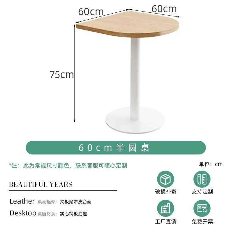 Customizable Cafe Sofa Set, Wall-leaning Bench for Bubble Tea Shops, Sweet Dessert Cafes, and Book Bars