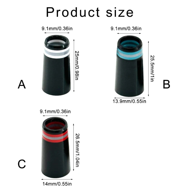 Set of 10Pcs Golfs Club Ferrule Tip Shaft Golfs Sleeve Ferrule Replacement for Outdoor Sport